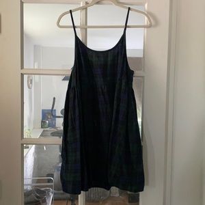 target wild fable plaid babydoll dress